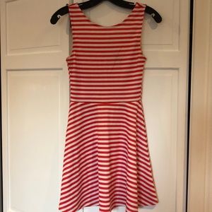 Striped skater dress